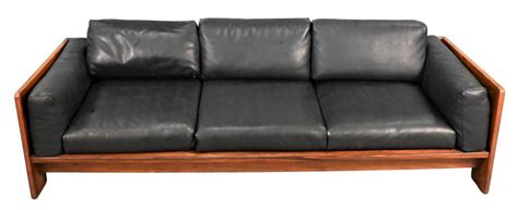 At Auction Tobia Scarpa Leather Upholstered Bastiano Sofa For Knoll