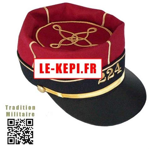 Képi 1914 Infanterie Sous Lieutenant regiment 224 Lekepi fr