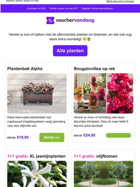 Vouchervandaag Nl Versier Je Tuin Of Balkon Milled