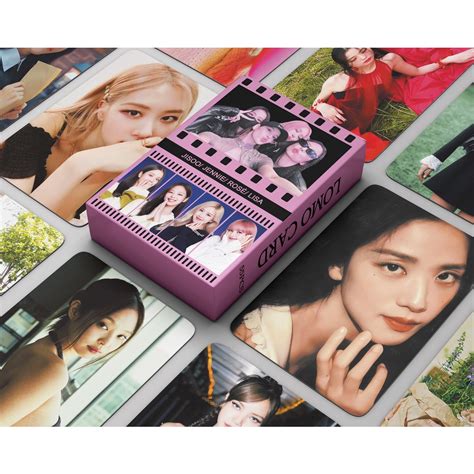 Blackpink JISOO Jennie Lisa Rose Photocard Lomo Card Postcard 55pcs Box