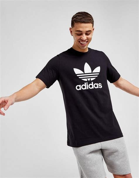 Adidas Originals Trefoil Men S T Shirt Black Ia4815