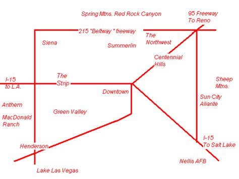 Las Vegas Neighborhoods Map | Las Vegas Neighborhoods