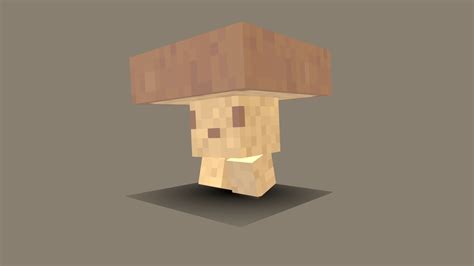 Minecraft Brown Mushroom Pet - 3D model by Lotuslessus [4a9a699 ...