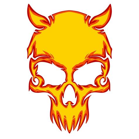 Illustration Skull Head Mascot Logo Art Vector Art At Vecteezy