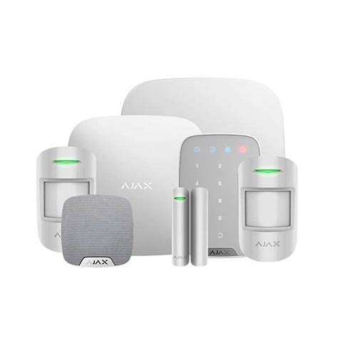 Ajax Kit 3 Hub 2 2g Mp Dd House With Keypad White Alarm System