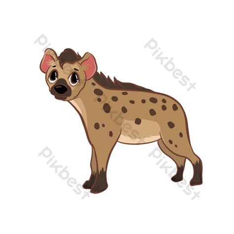 Drawing Animal Spotted Hyena PNG Images | PSD Free Download - Pikbest