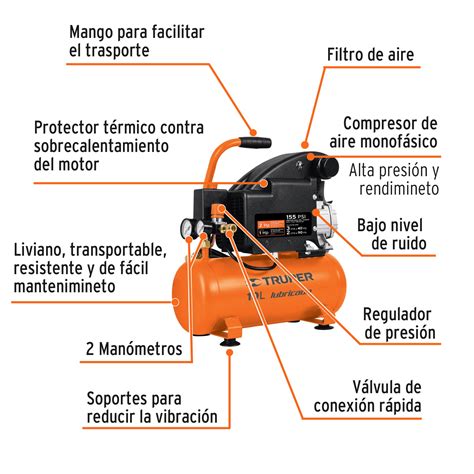 Compresor Horizontal L Hp Potencia M Xima V Compresores De