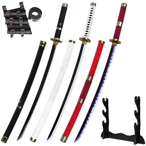 41 inches Roronoa Zoro Sword Set with Belt and Holder, Wado Ichimonji ...