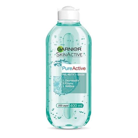 Agua Micelar Garnier Skin Active Pure Active 400 Ml — Coral