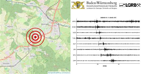 Erdbeben Bei Bisingen Zollernalbkreis Bw Am