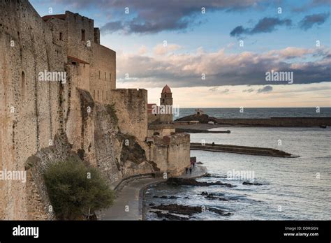 Eglise Notre Dame Des Anges And Chateau Royal Collioure Pyr N Es