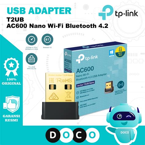 Jual TP LINK USB Adapter Archer T2UB Nano AC600 Nano Wireless Dual Band