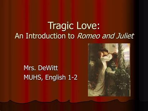 Romeo And Juliet Background Powerpoint