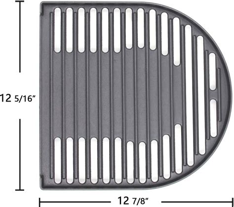 Buy Hongso Matte Cast Iron Cooking Grate For Coleman Roadtrip Swaptop