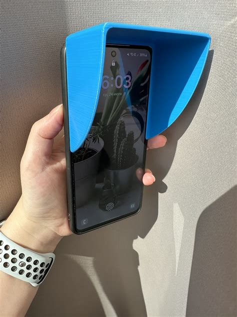 Free STL file Phone sun visor 📞 ・Model to download and 3D print・Cults