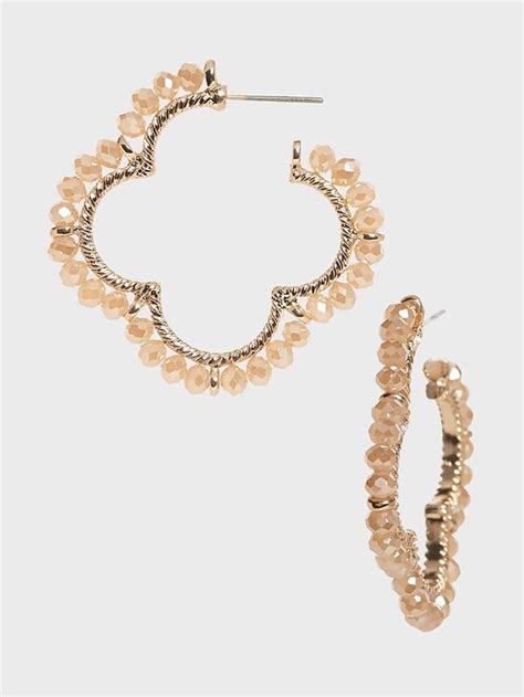 Alhambra Hoop Earrings Banana Republic Factory