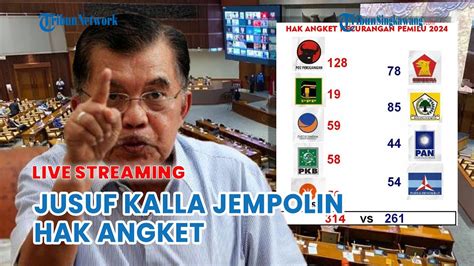 Jusuf Kalla Jempolin Wacana Hak Angket Kecurangan Pemilu Baik