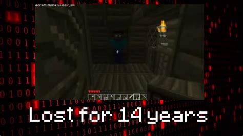 The Legendary Herobrine Stream Was Found Years Later Youtube