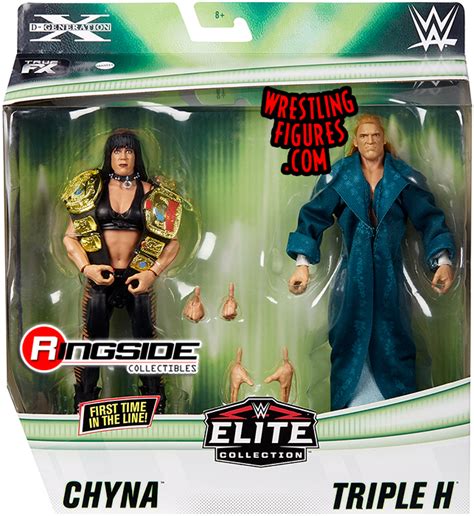 Chyna And Triple H Hhh Wwe Elite 2 Pack Wwe Toy Wrestling Action