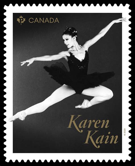 Karen Kain - Canada Postage Stamp | Canadian Ballet Legends