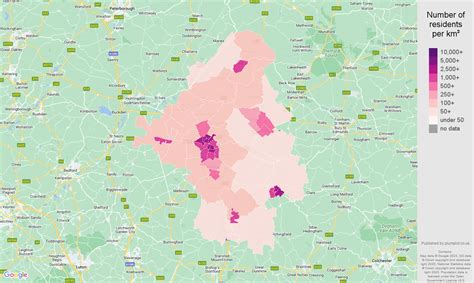 Cambridge population stats in maps and graphs.