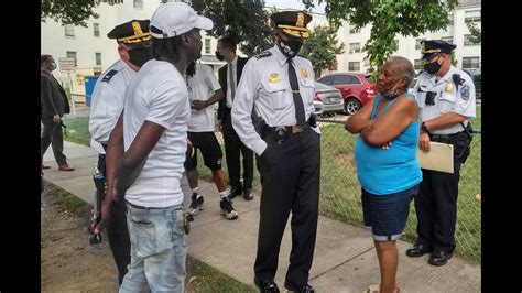 MPD Chief Contee Tours Brookland Manor And Hears Mid City Complaints