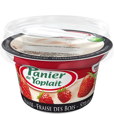 YOPLAIT Panier de Yoplait fraise 150g pas cher à prix Auchan