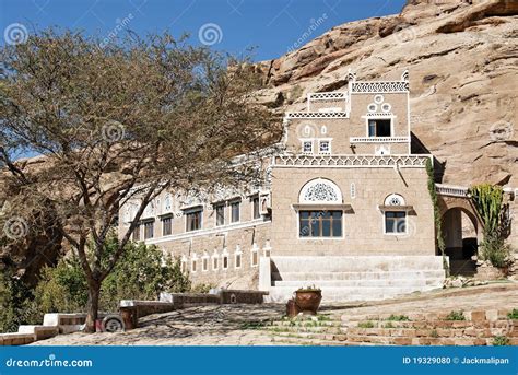 Traditional Yemeni House Near Sanaa Yemen Stock Photo - Image of ...