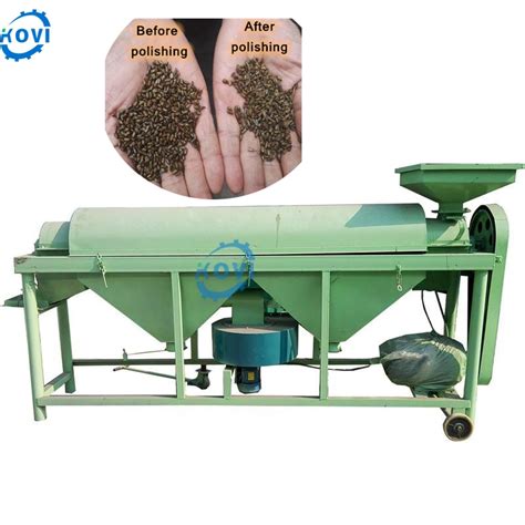 T Per Hour Soybean Grain Corn Beans Cleaning Polishing Machine Bean