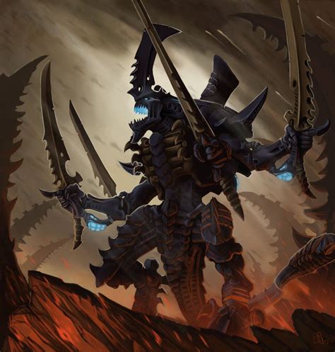 Tyranid Swarmlord By Sarahjaneart On Deviantart Warhammer 40k Artwork