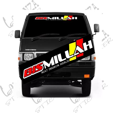 Cutting Sticker Mobil Sticker Variasi Untuk Kaca Depan Mobil Truck Pick