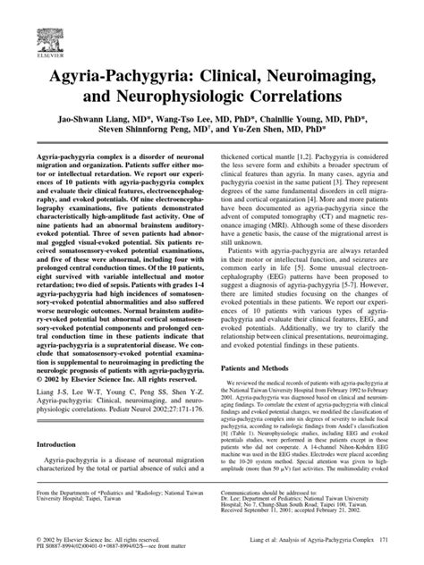 Agyria-Pachygyria | PDF | Electroencephalography | Neurology