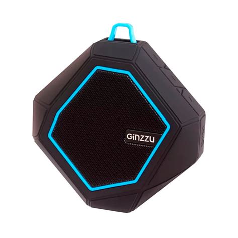 Колонка ginzzu bluetooth gm-871b 6w/tf/aux/fm/waterproof-ipx4 новый ...