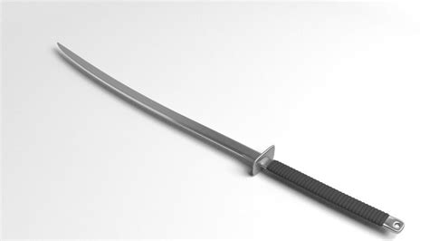 Curved Sword 1 3D model | CGTrader