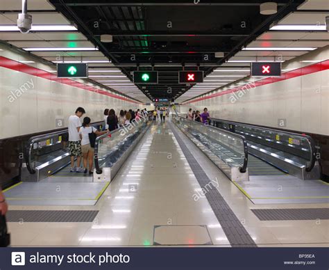 The Pedestrian Subways Linking Mtr Stations Below Tsim Sha Tsui In