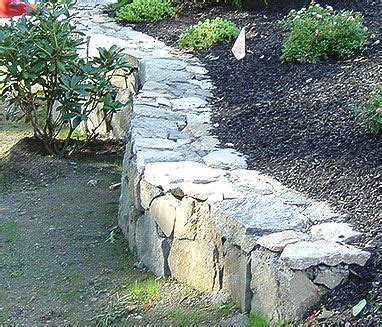 Stone wall for front yard | Landscape, Stone wall, Front yard