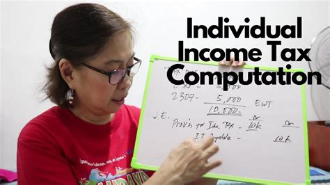 How To Compute Individual Income Tax Train Law Phl Youtube