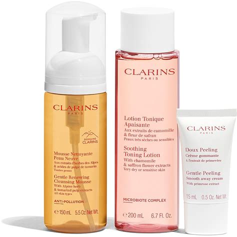 Set Clarins My Cleansing Essentials Sensitive Skin Mousse 150 Ml