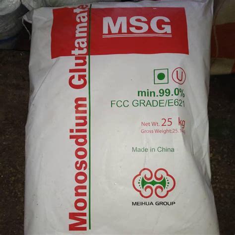 Meihua Brand Monosodium Glutamate Msg For Food Flavours Enhancers