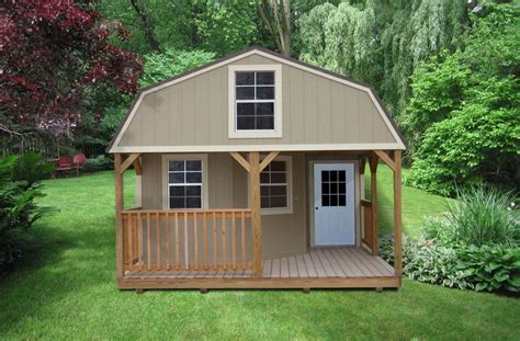 Derksen Deluxe Lofted Barn Cabin Conestoga Builders Carports