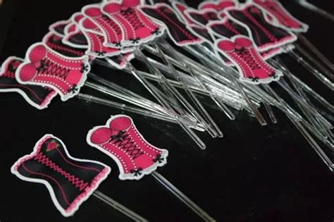 Chá De Lingerie Topper Para Doces Unidades
