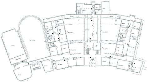 Ground floorplan of the complex. | Download Scientific Diagram