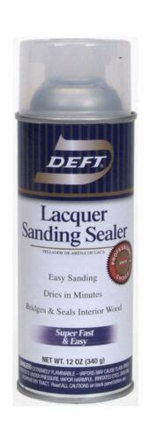 Deft Lacquer Sanding Sealer Clear Spray 12 Oz Metric System 1 Pack Non