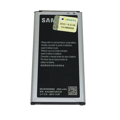 Bateria Samsung Galaxy S5 G900m G900md Eb Bg900bbe Gh43 04198a Lacrada