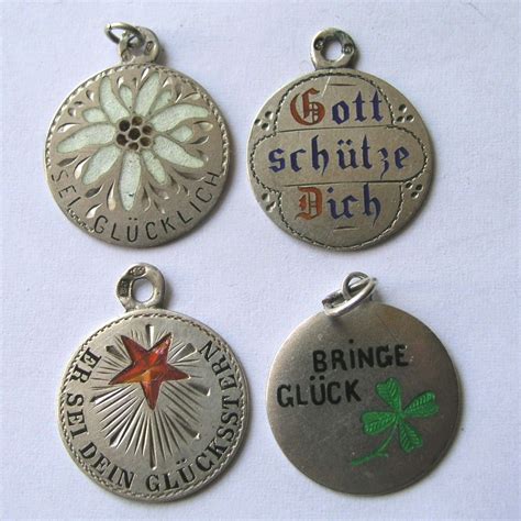 LUCK German charms | Luck jewelry, Vintage charm bracelet, Charm jewelry