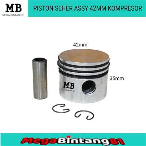 Jual Piston Seher Assy Kompresor 42mm Piston Kompresor Angin Seher