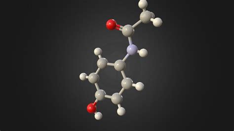 N 4 Hydroxyphenyl Acetamide HXACAN 3D Model By Cjed44 392e034