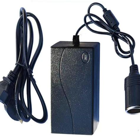 Адаптер сетевой с 220V на 12V 10A, с гнездом прикуривателя купить по ...