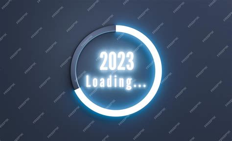 Premium Photo | 2023 with circle download infographic for countdown and ...