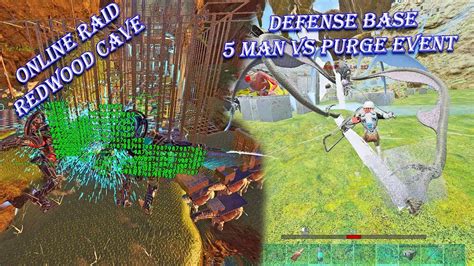 Raiding Redwood Cave Online And Biggest Defense Base On Purge Event